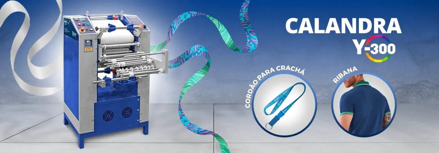 Calandra Y-300: ¡Estampe los Dos Lados de la Cinta y Produzca 5 Metros por Minuto!